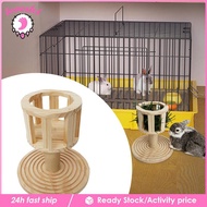 [Lovoski] Bunny Hay Manger, Wooden Hay Feeder, Grass Holder Hay Racks Hay Dispenser for Guinea Pig C
