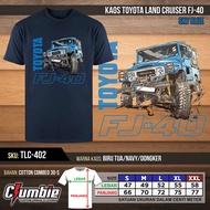 TOYOTA T-shirt LAND CRUISER FJ-40TOYOTA (biru)