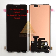 6.7 "AMOLED ของแท้สำหรับ Oppo A2 Pro หน้าจอ PJG110 LCD 5G + สัมผัสสำหรับ OPPO A3 Pro China จอ5G แสดง
