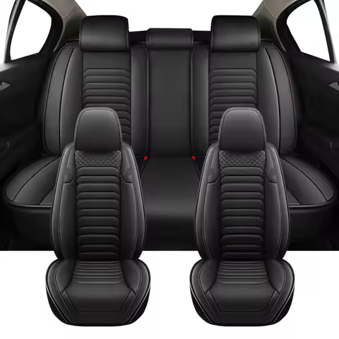Universal PU Leather Car Seat Covers For Audi A4 B6 B7 B8 A6 4F C5 C6 C7 A7 100 Q2 Q3 Q2L Q5 Q7 Luxu
