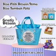 TAS 7 BULANAN KEHAMILAN MUAT BOX NASI / TAS SOUVENIR MURAH