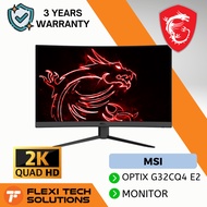 Flexi Tech MSI Optix G32CQ4 E2 Curved Gaming Monitor 31.5" (80 cm) 2560 x 1440 (WQHD) 170Hz