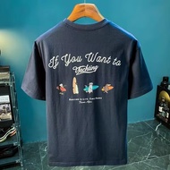 2025 Trendy Summer 2025 Simple new23 NEW Style Short-Sleeved Hong Kong Style Loose Half-Sleeved Casu