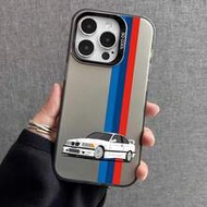 1ชิ้น เคสโทรศัพท์ป้องกันการตกพื้นผิวด้านลายรถยนต์วาดด้วยมือ, เข้ากันได้กับ iPhone 11, 12, 13, 14, 15