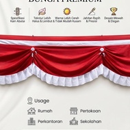 8 meter FLOWER STAGE BACKGROUND FLAG (10 waves)
