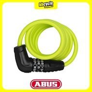 ABUS Star 4508C/150 Spiral Cable Lock Combination Lock Made of 8 mm Thick Coiled Cable Green | 40780