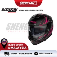 NOLAN N80-8 TURBULENCE 079 Helmet Full Face Helmet Motor Full Face Superbike SIRIM Intercom SHENGFAT