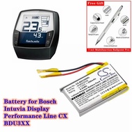 CS Battery 3.7V/250mAh AHB502030 for Bosch Intuvia Display,Performance Line CX,BDU3XX