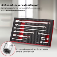 Wobble Extension Set Socket Extensions Set Ratchet 1/4" 3/8" 1/2" Wobble Drive Socket Extension