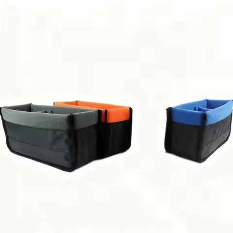 Organizers Waterproof Camera Insert Case Interior Padding 3 Grids SLR Camera Case DSLR Camera Case D