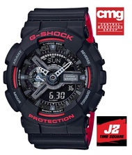 G-shock GA-110 นาฬิกาใส่เที่ยวสุดชิว สีดำแดง กับ GSHOCK GA-110HR-1A สุดฮิตอุปกรณ์ครบทุกอย่างประหนึ่ง