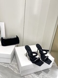 ALEXANDER WANG 亞歷山大王 黑色 方頭 女士時尚鞋