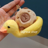 GANTUNGAN CAPYBARA DUCK GK041 doll keychain