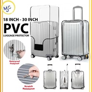 Waterproof Transparent PVC Luggage Cover Protector (18"-30" Inch) Sarung Beg Cover Luggage Protector