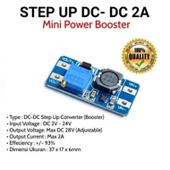 Modul DC Step Up 5V 12 V - 24 V 2A Power Booster Modul Arduino Raspberry
