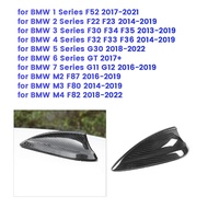 CJ7F หลังคารถ Shark Fin Antenna Cover คาร์บอนไฟเบอร์เสาอากาศ Trim สำหรับ Bmw 1 2 3 4 5 6 7 Series F5