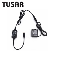 Kabel Pengecas USB-C USB C PD+DMW DCC3 DC Coupler DMW-BLB13 untuk Panasonic DMC G1 G2 G10 GF1 GH1 DM