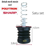 Sperpart Seal Karet Pembuangan Air Mesin Cuci Sharp Politron