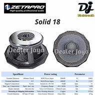 Speaker Komponen Zetapro Solid 18 Solid18 - Inch