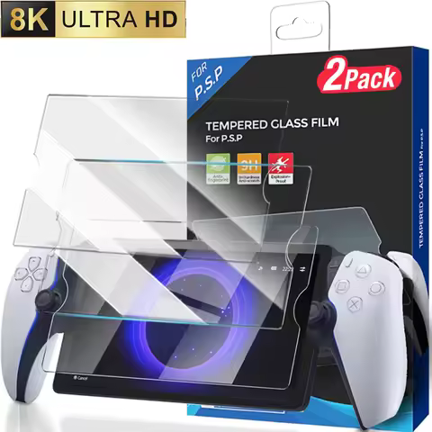 Tempered Glass Screen Protector for Sony PlayStation 5 Portal Clear Anti-scratch Protective Film for