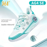 kasut sukan murah kasut sukan kasut sukan lelaki 361°AG4 SE Basketball Shoes Men's Anti-slip Wear-re