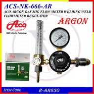 (ACS-NK-666-AR) ACO ARGON GAS MIG FLOW METER WELDING WELD FLOW METER REGULATOR - R-AR630 ACO ARGON 6