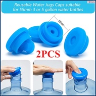 2PCS Reusable Gallon Bottle Cap Silicone Water Jug Lid Bottle Water Dispenser Cap