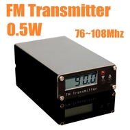 0.5W FM transmitter 76-108Mhz Stereo FM Transmitter Audio signal FOR FM Broadcast School Car Parking