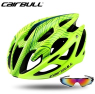 LUEASPY Cairbull Outdoor Sports TRAIL DH MTB Bicycle Helmet Ultralight Male and Female Running Cycling Helmet Mountain Bike Helmet for Road