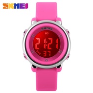 SKMEI Kids Sport Watch Fashion Luminous Led Alarm Clock Silicone Strap 50m Waterproof Children Digit