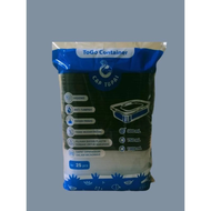 Thinwall Rect Hitam Tupai 500ml & 750ml & 1000ml + Tutup / Thinwall Persegi Panjang (isi 25 pcs)