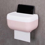 Kotak Tisu Tandas beserta Tempat meletak Phone/Wall Waterproof Mobile Phone Toilet Paper Holder Rack