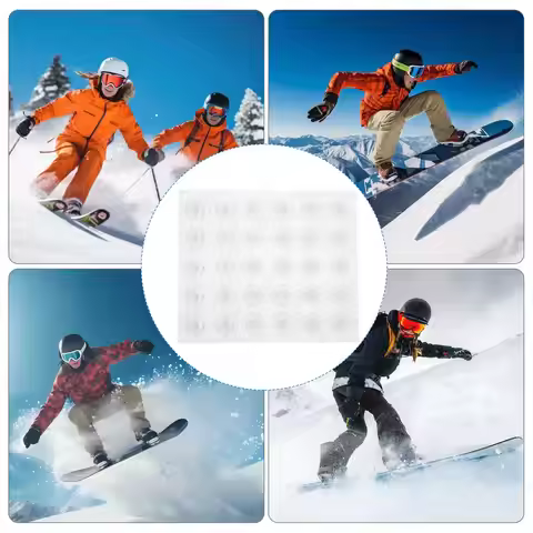 30pcs Snowboard Nonslip Cushion Outdoor Snowboard Step Pad Snowboard Anti- Adhesive Sticker Skating 