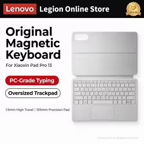 Lenovo Xiaoxin Pad Pro 13 Magnetic Keyboard Case Detachable 2in-1 Stand 1.5mm Key Travel 62x105mm To