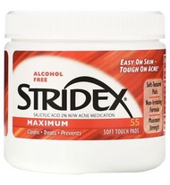 暗瘡潔面系列—Stridex,不含酒精抗痘潔棉片