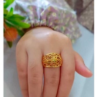 ORIGINAL ZHULIAN Cincin saduran emas 999 atau 24k by Zhulian, RG5040