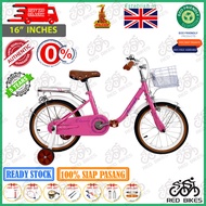 Raleigh Mini Classic City Bike 16" Inch Bicycle With Single Speed / Pink , Blue White , Blue Blue / Limited Edition