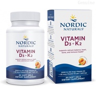 Nordic s itamin D3 + K2, 2000 IU D3, Orange - 60 Softgels YCLH