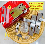 ZYENA lever lock code 50 stainless steel 304, for aluminum doors, wooden doors, 4x8 iron doors