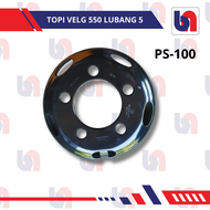 Topi velg 550 ps100 10mm & 12mm cocok untuk truk ps100 oval
