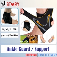 Ankle Guard Set Brace Adjustable Elasticity Foot / Knee Support Sleeve For Sports Fitness Pengawal Perlindung lutut