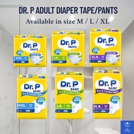 Dr. P Adult Diapers Pants / Tape / Available in Size M/L/XL