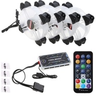 Coolmoon Computer Chassis PC Fan Adjust RGB Cooling Fan Silent Control Computer Cooler Cooling RGB f