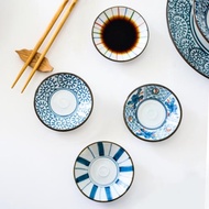 西田木雨 和風陶瓷碟子醬碟小碟子調味碟蘸料碟日式家用創意可愛