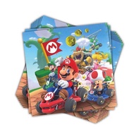 20 Pieces/Pack Super Mario Bros Paper Napkins for Kid's Birthday Party Decorations