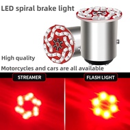 Motorcycle Led brake bulb flash f1 1157/1156 spiral brake light