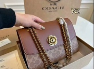 全新閒置Coach蔻馳山茶花Madison鏈條包|||香港發貨順豐到付