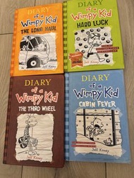 Set of 4 Diary of a Wimpy Kid books