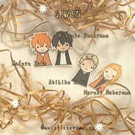 Given Sticker Pack [Given] *x3 for each character