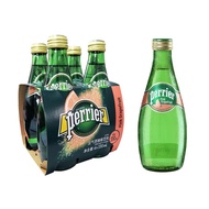 Perrier Pink Grapefruit Sparkling Mineral Water, 4s x 330ml [France]